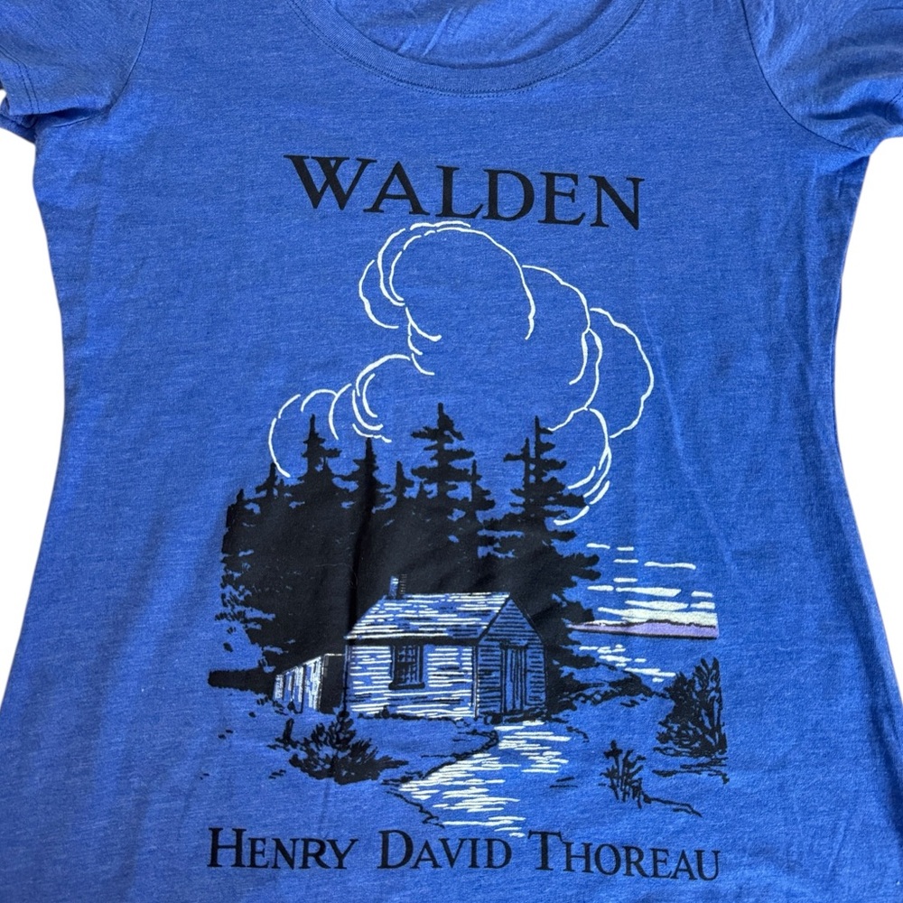 Out of Print Walden Henry David Thoreau Tee Size M - Picture 3 of 4